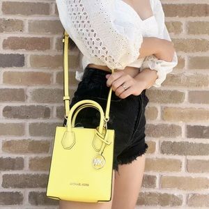 Michael Kors XS Extra Small Phone Crossbody Bag Leather